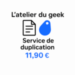 Service de duplication de badge ou carte RFID